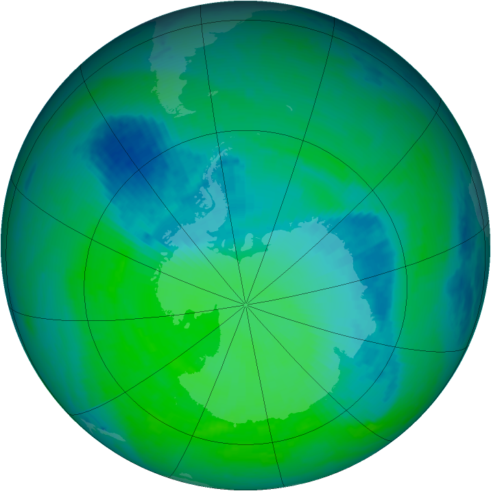 Ozone Map 2004-11-20
